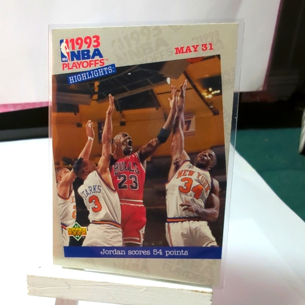 🆕 🏀1993-94 Upper Deck Michael Jordan NBA Playoffs #193 Chicago Bulls